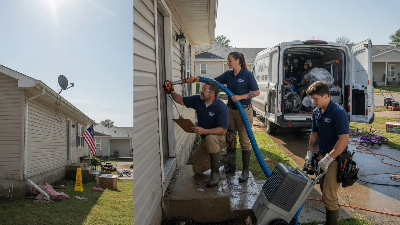 Ceiling Water Damage Restoration in Amana, IA near me